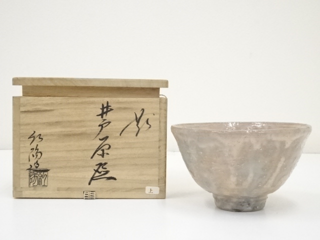 JAPANESE TEA CEREMONY HAGI WARE TEA BOWL / CHAWAN 